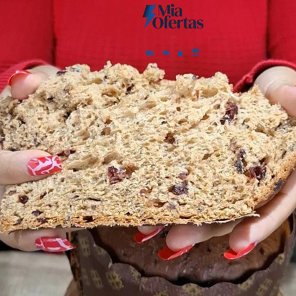 Panetón Vegano sin Azúcar Añadida con Sacha Inchi, Multisemillas y Miel de Cabuya 750 g